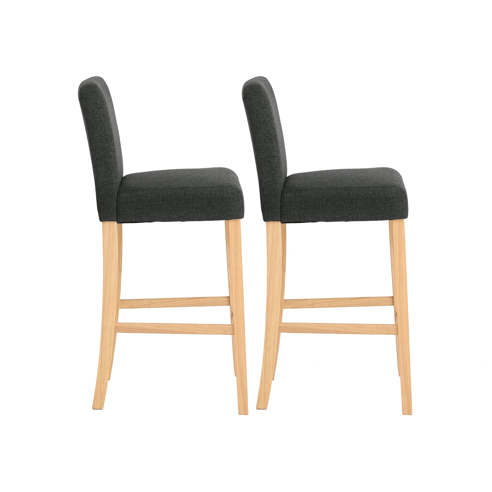 Bar Stool – Fabric – Grey – Comfortable and Stylish Design