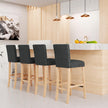 Bar Stool – Fabric – Grey – Comfortable and Stylish Design