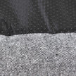 Plush Dog Bed – Soft Fabric – Grey – Round Shape with Removable Cover