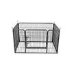 Puppy Playpen – Metal – Grey – Modular Design for Versatile Configuration