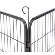 Puppy Playpen – Metal – Grey – Modular Design for Versatile Configuration