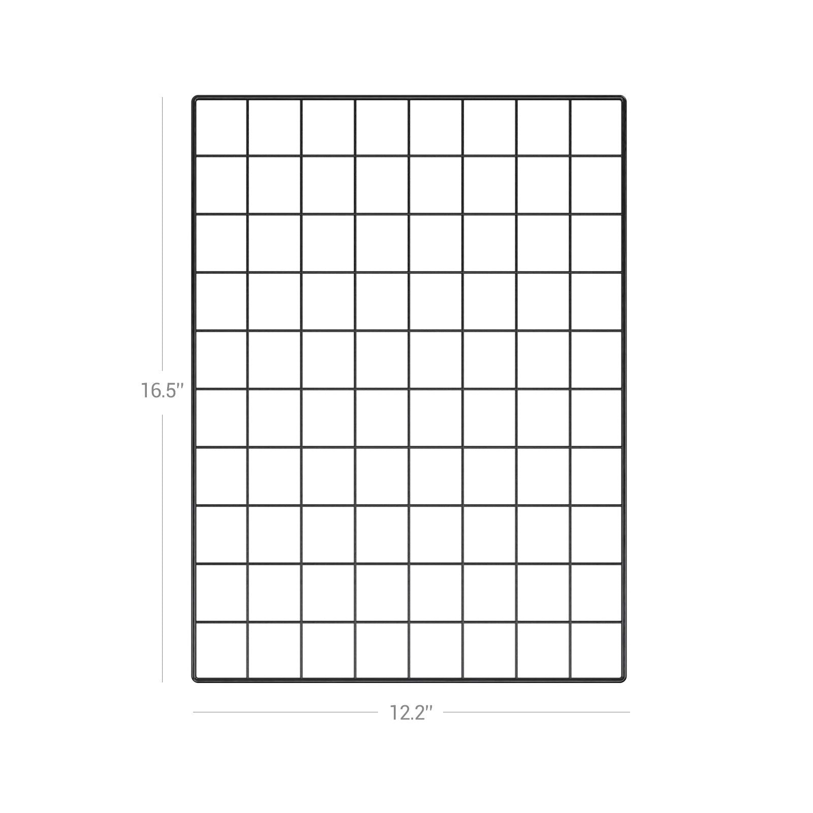 Grid Panel Photo Wall – Metal Mesh – Rose Gold – Multifunctional DIY Display with Clips and S Hooks