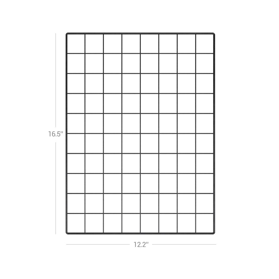 Grid Panel Photo Wall – Metal Mesh – Rose Gold – Multifunctional DIY Display with Clips and S Hooks