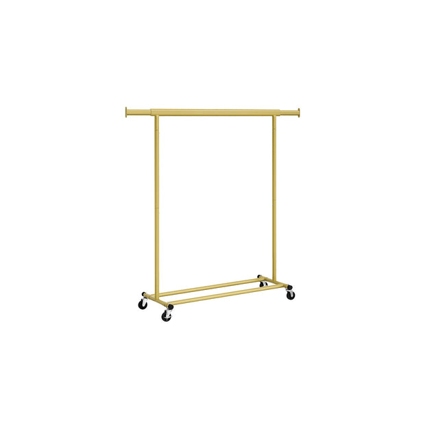 Heavy Duty Clothes Rack – Metal – Portable – Extendable Hanging Rail, 90 kg Load Capacity