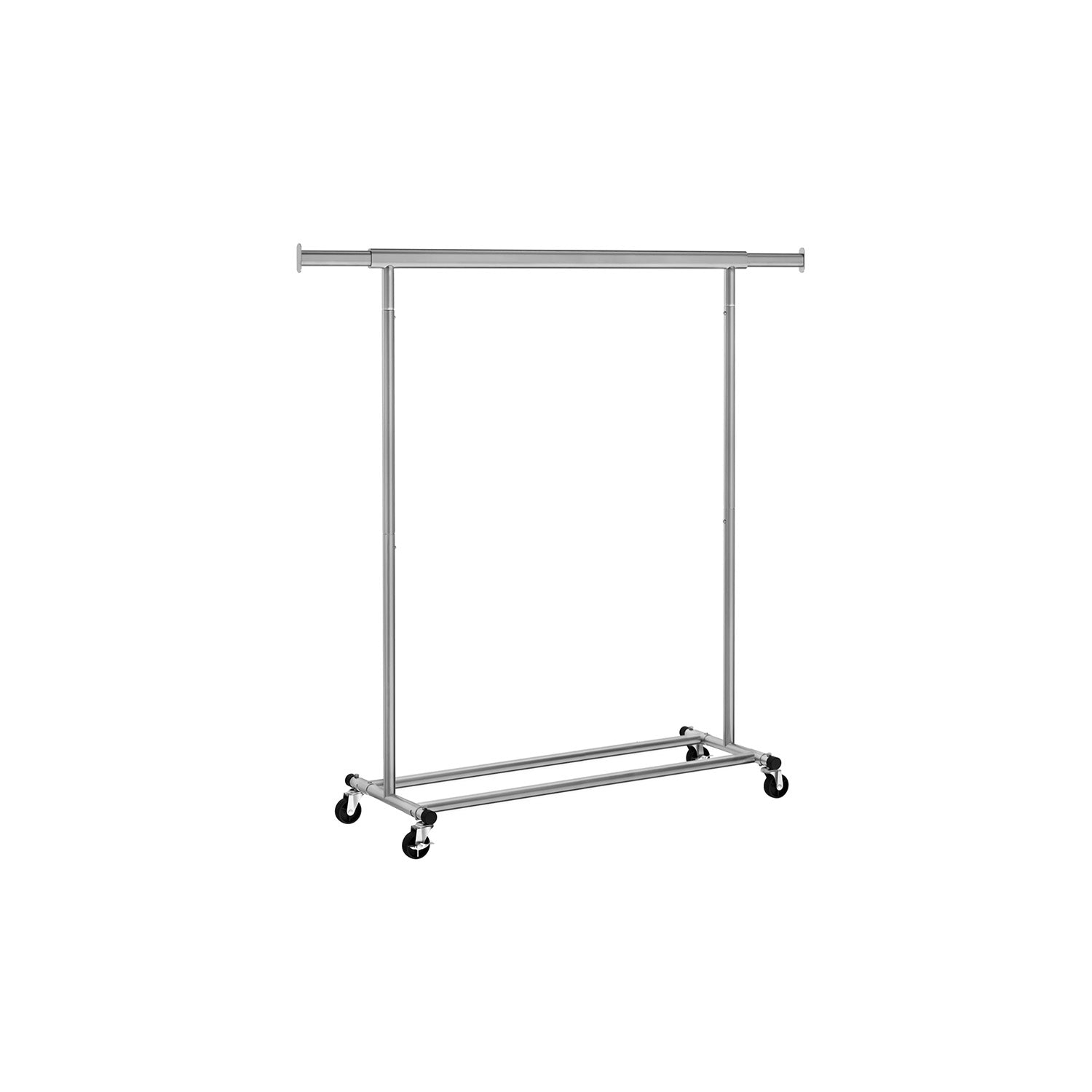 Heavy-Duty Portable Clothes Rack – Metal – Dove Grey – Extendable Hanging Rail, 90 kg Load Capacity