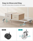 Heavy Duty Clothes Rack – Metal – Portable – Extendable Hanging Rail, 90 kg Load Capacity