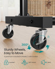Clothes Rack - 90 kg - Steel - 2 Lockable Wheels - Adjustable Height