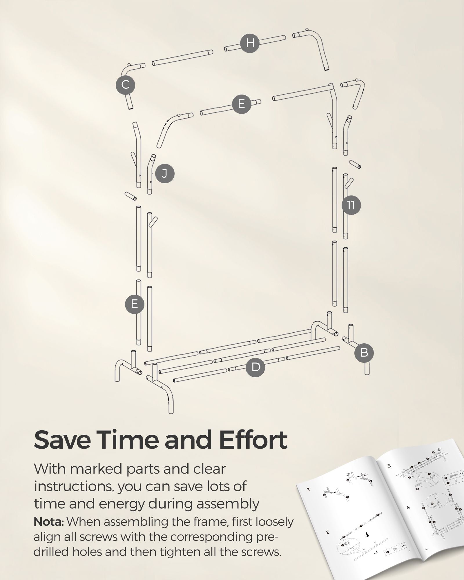 Double-Rod Clothes Rail – Metal – Silver – Mobile with Shelf, 100 kg Capacity, 103.5 cm Wide
