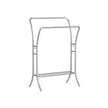 Clothing Rack – Metal – Heavy Duty – Portable with Storage Shelves and Hooks