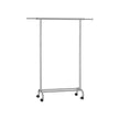 Clothes Rack – Metal – Ink Black – Extendable with Wheels, Max Load 45 kg