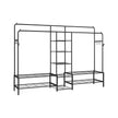 Clothes Rack - 541L - Steel - 9 Shelves - Hanging Rods