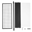 Garment Rack – Steel – Matte Black – Includes Hanging Rail and Bottom Shelf
