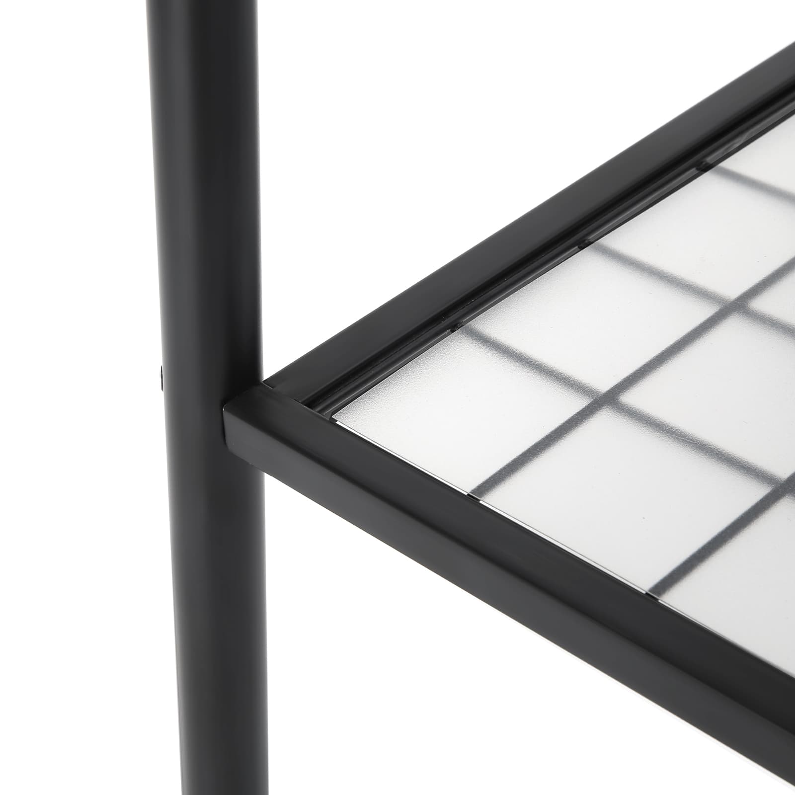 Garment Rack – Steel – Matte Black – Includes Hanging Rail and Bottom Shelf