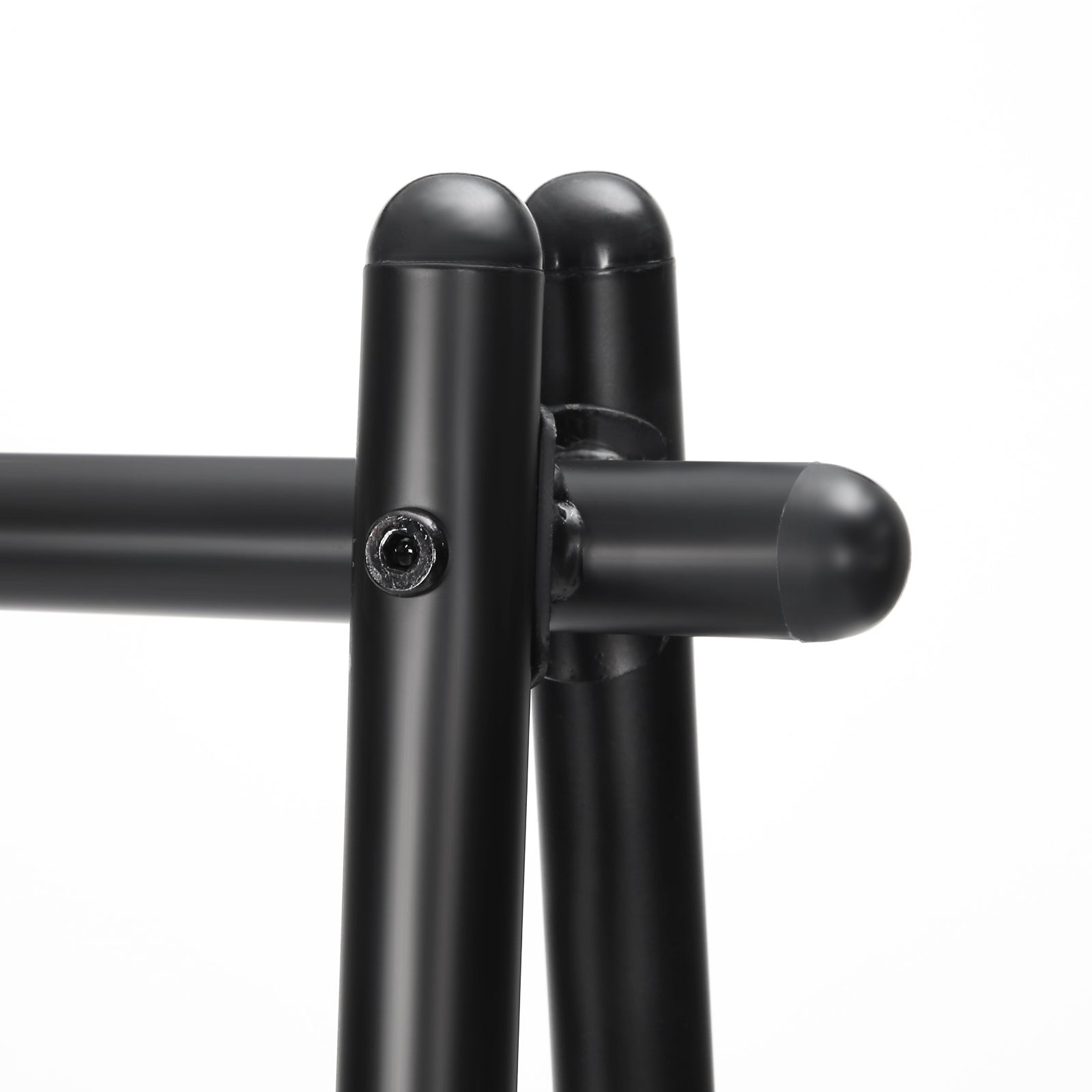 Garment Rack – Steel – Matte Black – Includes Hanging Rail and Bottom Shelf