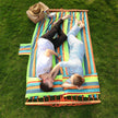 Hammock – 70% Cotton – Multicolor – Includes 2 Cushions, 2-Person Capacity, 300 kg Load Limit