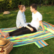 Hammock – 70% Cotton – Multicolor – Includes 2 Cushions, 2-Person Capacity, 300 kg Load Limit