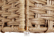 Handwoven Laundry Basket – Synthetic Rattan Wicker – Natural – 90L Capacity with Lid and Foldable Design