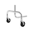 Heavy Duty Garment Rack – Metal – Chrome – Adjustable Length 3.6-4.9 ft, Maximum Capacity 130 Kg
