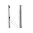 Heavy Duty Garment Rack – Metal – Chrome – Adjustable with Double Hanging Rails, 110 kg Load Capacity