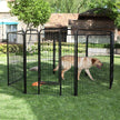 Heavy Duty Playpen – Metal – Black – 8 Panel Design, 80 x 100 cm