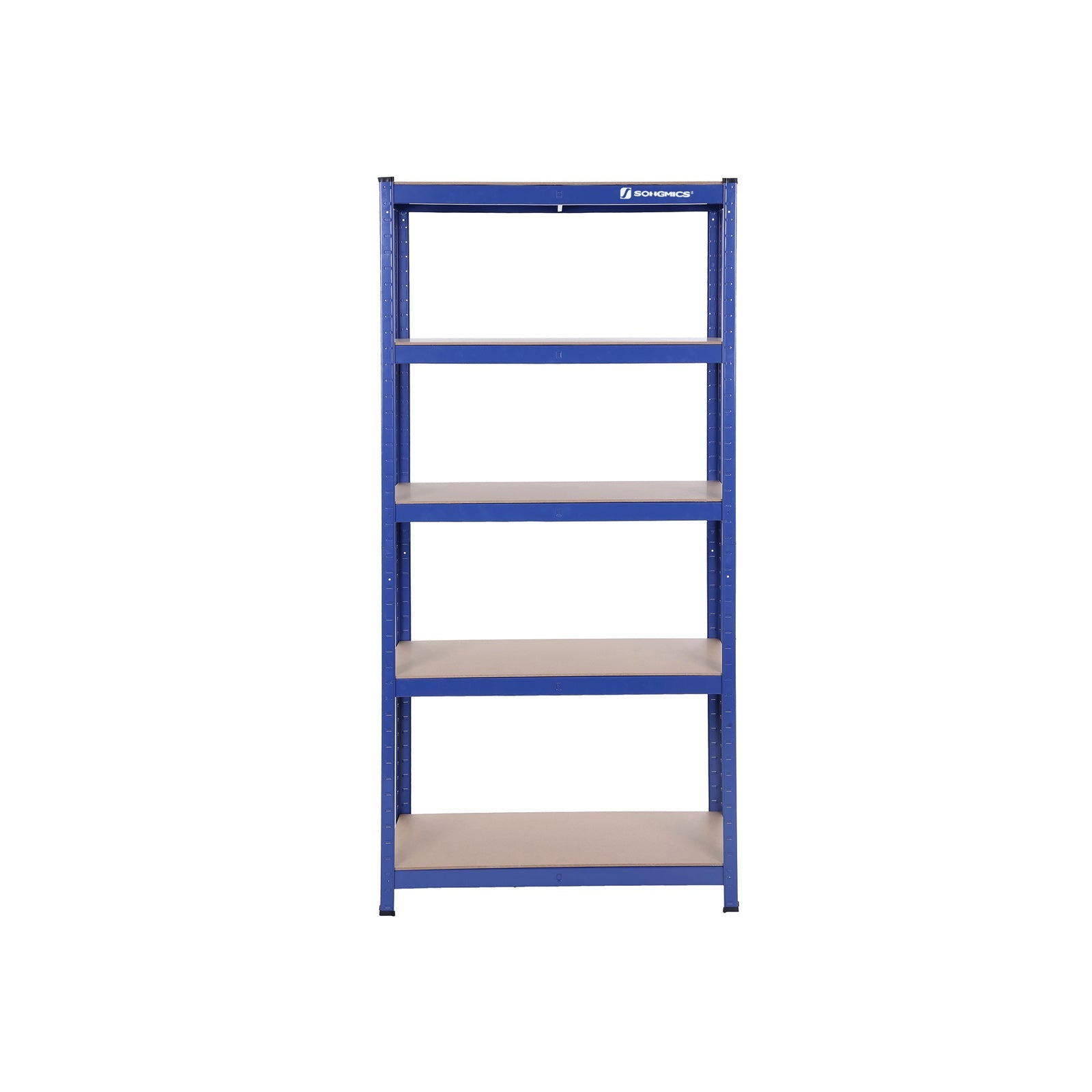 Heavy-Duty Shelving – MDF – Blue – 5-Tier Boltless Racking with 875 kg Capacity