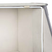 Storage Boxes – Fabric with Metal Frame – Gray – Stackable with Magnetic Hinged Lid and Side Handles