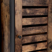 Industrial Floor Standing Cabinet – Wood – Rustic Brown – Versatile Storage Solution with Shelf