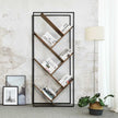 Tree-Shaped Bookcase – Steel – Rustic Brown – Floor Standing, Easy Assembly