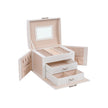Jewelry Storage Box – Leather – White – Elegant Design