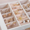 Jewelry Storage Box – Leather – White – Elegant Design