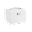 Jewelry Storage Box – Leather – White – Elegant Design