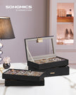 Jewellery Tray – Stackable – Clear Glass – 4-Tier Design