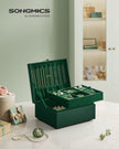 Jewellery Box – Wood – White – Two Layers with Removable Tray