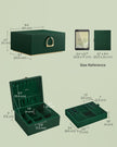 Jewellery Box – Wood – White – Two Layers with Removable Tray