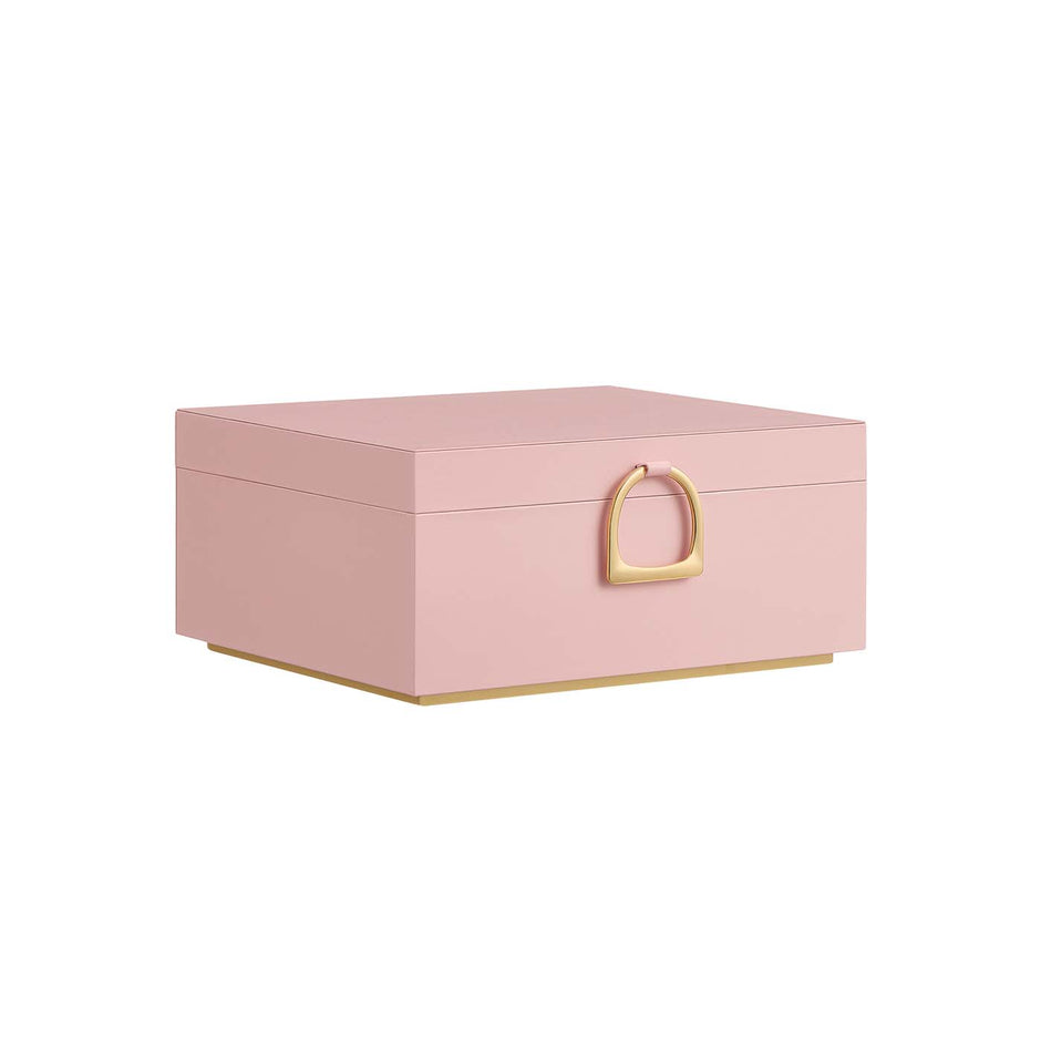 Jewellery Box – Wood – White – Two Layers with Removable Tray