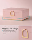 Jewellery Box – Wood – White – Two Layers with Removable Tray