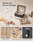 Jewellery Box – Portable – Small – 2-Layer Storage for Larger Accessories
