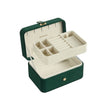 Jewellery Box – 2-Layer – Retro Green – Portable Travel Storage