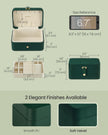 Jewellery Box – 2-Layer – Retro Green – Portable Travel Storage