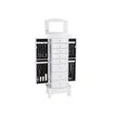 Jewellery Armoire – Wooden – White – Freestanding with Mirror and Large Capacity Storage
