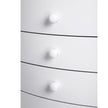 Jewellery Armoire – Wooden – White – Freestanding with Mirror and Large Capacity Storage