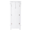 Jewellery Armoire – Wooden – White – Freestanding with Mirror and Large Capacity Storage