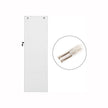 Jewelry Cabinet – MDF – White – Wall-Mounted and Lockable