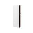 Jewelry Cabinet Armoire – Wood – Brown – Lockable Wall-Mounted with Full-Length Mirror and Cosmetic Storage Trays