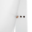 Jewelry Cabinet Armoire – Wood – White – Freestanding with Full-Length Mirror and Lockable Storage