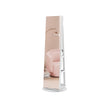 Jewellery Cabinet – Wood – Rustic Brown – Full-Length Mirror with 360° Swivel and LED Lighting