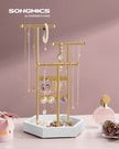 Jewellery Stand – Metal – Multi-Color – 4 Independent Zones with Bottom Tray