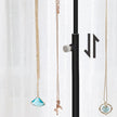 Jewellery Display Stand – Metal – Rustic Brown and Ink Black – Adjustable Height with T-Bars