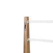 Wall-Mounted Jewellery Display Stand – Metal – Rustic Brown and White – Adjustable Angle