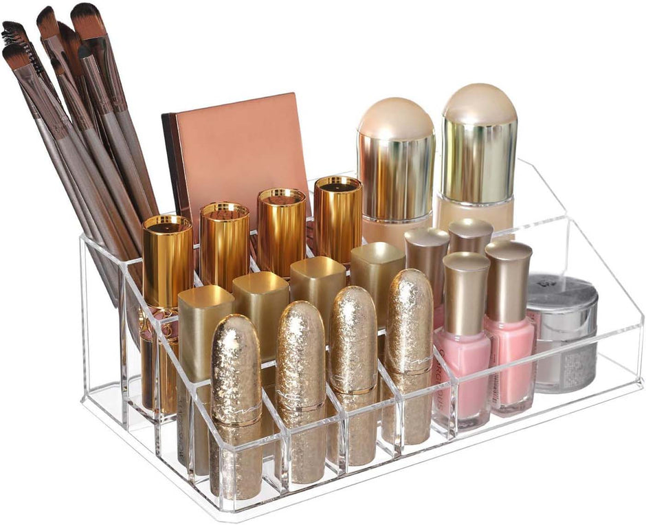 Stackable Makeup Organiser – Clear Acrylic – Large – 6 Drawer Design